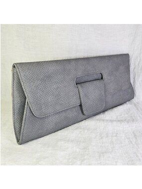Urban Expressions Faux Snakeskin Envelope Clutch Bag